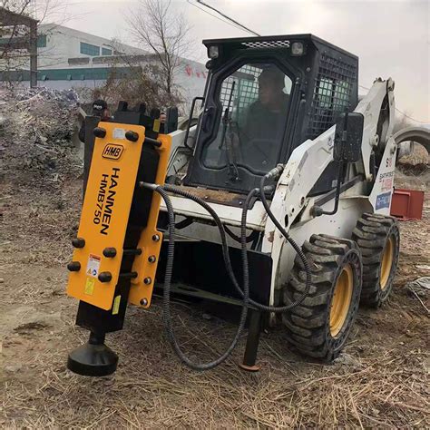 skid steer post driver return|hyd post driver for a skid steer loader.